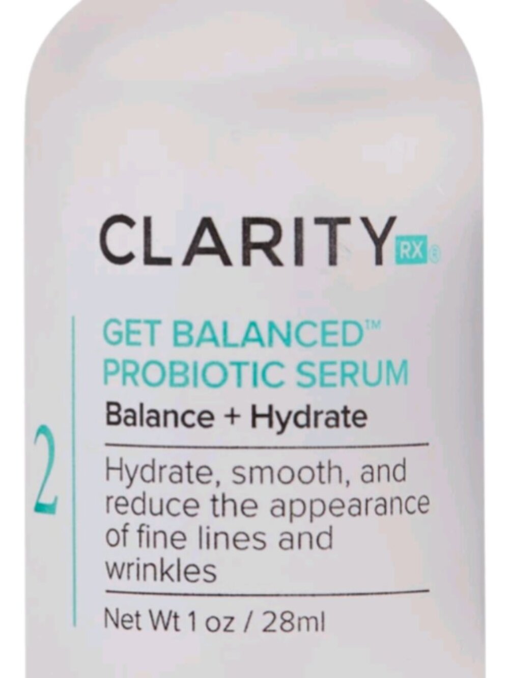 ClarityRx Get Balanced Probiotic Serum 1 oz. Facial Serum